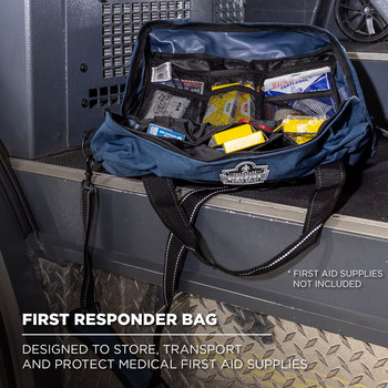 Ergodyne Arsenal GB5220 Blue Polyester Protective Duffel Bag - 17 in Width - 7 in Length - 10 in Height - 720476-13457