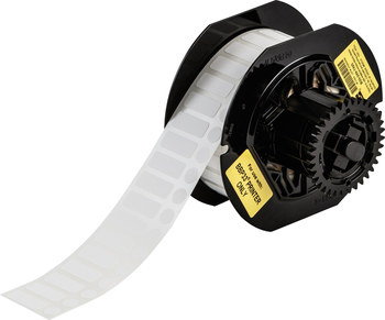 Picture of Brady Workhorse White Polypropylene Thermal Transfer B33-249-7425 Die-Cut Thermal Transfer Printer Label Roll (Main product image)