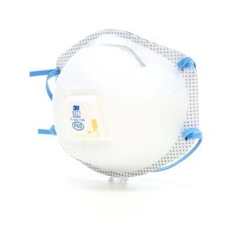 3M Cool Flow Particulate Respirator 55957 - Size Standard - White