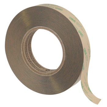 3M 468MP Clear Transfer Tape - 1 in Width x 60 yd Length - 5.2 mil Thick - Polycoated Kraft Paper Liner - 19337