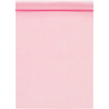 Pink Anti-Static Poly Bag - 3 in x 5 in - 2 mil Thick - SHP-12490