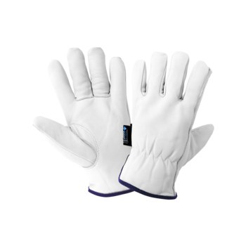 Global Glove woThunder Glove 3200GINT White XL Grain Goatskin Cold Condition Gloves - Keystone Thumb - Cold Keep Insulation - 3200GINT/XL