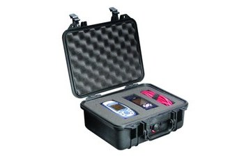 Picture of Pelican 1400 WL/WF Black Polypropylene Protective Hard Case (Main product image)