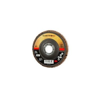 3M Cubitron II 967A Type 27 Flap Disc 55635 - Ceramic Aluminum Oxide - 4 1/2 in - 40+ - Coarse