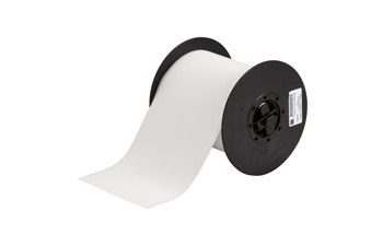 Picture of Brady ToughWash White Indoor Polyester Thermal Transfer B30C-4000-854-WT Continuous Thermal Transfer Printer Label Roll (Main product image)