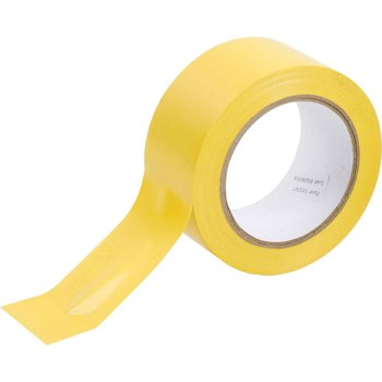 Brady Yellow Floor Marking Tape - 2 in Width x 108 ft Length - 0.0055 in Thick - 58200