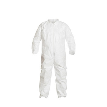 Picture of Dupont White Small Isoclean, Tyvek Cleanroom Coveralls (Main product image)