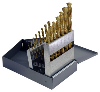 Picture of Chicago-Latrobe 550-TN 135° Right Hand Cut M42 High-Speed Steel - 8% Cobalt Heavy-Duty Jobber Drill 69871 (Main product image)