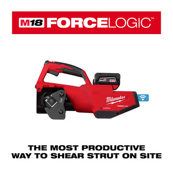 Milwaukee M18 FORCE LOGIC Lithium-Ion Battery Single Channel Strut Shear Kit - 2933-21