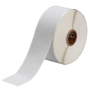 Picture of Brady White Self-Extinguishing PVF Thermal Transfer THT-105-437-SC Continuous Thermal Transfer Printer Label Roll (Main product image)