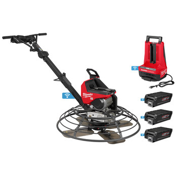 いるか Milwaukee MX FUEL Walk-Behind Trowel MXF336-3HD, 164 lb, 14 in