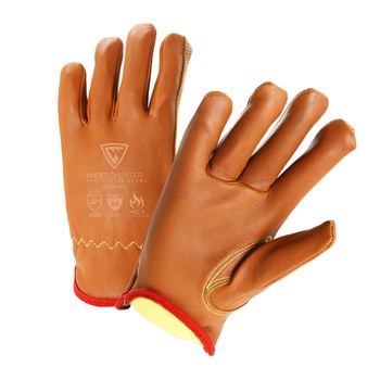 West chester protective store gear leather gloves