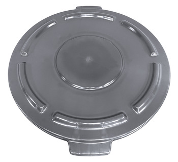 Picture of Quantum Storage CTC-L32GY Crusader Round Gray Polyethylene Heavy-Duty Utility Container Lid (Main product image)