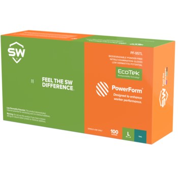 SW Sustainability Solutions PowerForm PF-95TL Disposable Gloves