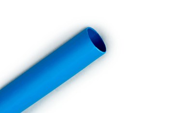 3M FP-301 Blue Polyolefin Heat Shrink Thin-Wall Tubing - 100 ft Length - 2:1 Shrink Ratio - +212 F Shrink Temp - 35565