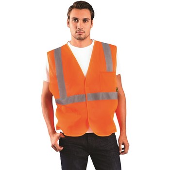 Picture of Occunomix Value ECO-IM Orange XL Polyester Mesh Standard Vest (Main product image)