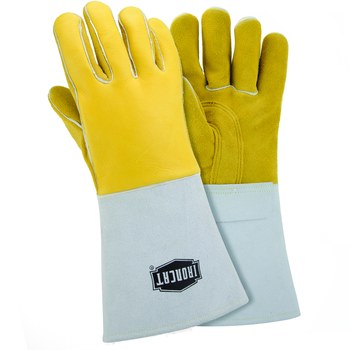 Picture of West Chester 9060 Yellow Large Leather Grain Welding Glove (Main product image)