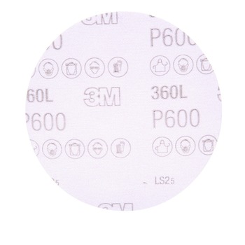 3専用 3M Hookit 360L Hook & Loop Disc 55721, Aluminum Oxide, 5 in