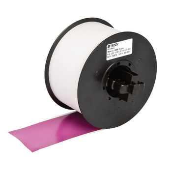 Picture of Brady Purple Indoor / Outdoor Vinyl Thermal Transfer 113217 Continuous Thermal Transfer Printer Label Roll (Main product image)