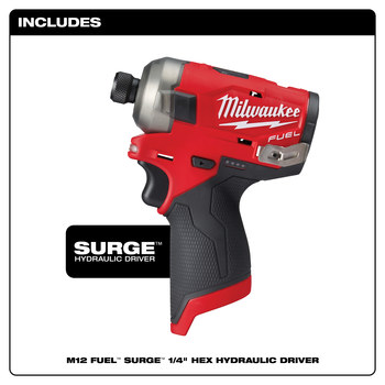 Milwaukee M12 FUEL SURGE Hydraulic Driver - 2551-20
