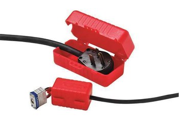 Picture of Honeywell E-Safe 110 V Red Electrical Plug Lockout (Main product image)