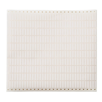 Picture of Brady White Self-Extinguishing Polyimide Dot Matrix DAT-56-472-10 Dot Matrix Printer Label (Main product image)