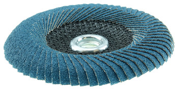 Weiler Tiger Angled Flap Disc 51311 - Zirconium - 5 in - 80 - Medium