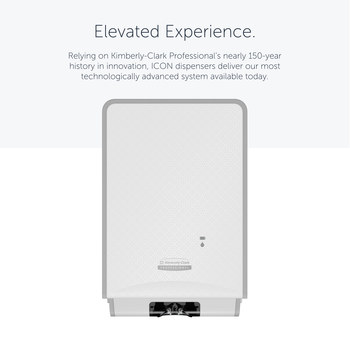 Kimberly-Clark Professional ICON 58714 Automatic Soap and Sanitizer Dispenser - Motion Sensor - White