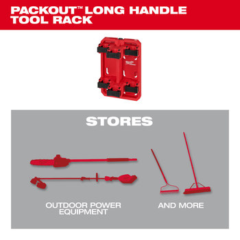 Milwaukee PACKOUT Pliers Rack with PACKOUT Large Wall Plate, Red