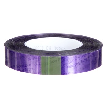 3M 7100207280 Purple Masking Tape - 1 in Width x 72 yd Length