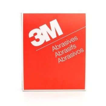 3M 346U Sand Paper Sheet 02118 - 9 in x 11 in - Aluminum Oxide - P40 - Coarse