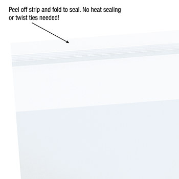 Clear Reclosable Polypropylene Bag - 6 in x 11 in - 1.5 mil Thick - 13182