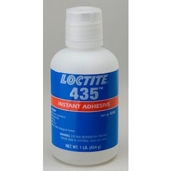 Loctite 435 Prism Instant Adhesive, Clear, 1 lb Bottle 40995