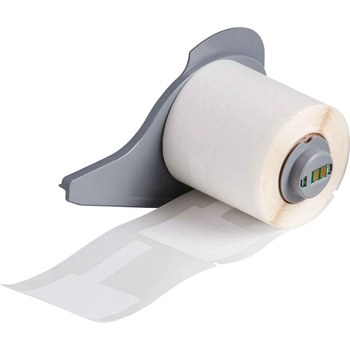 Picture of Brady WorkHorse White Polypropylene Thermal Transfer M7-54-425-FT T-Flag Wire & Cable Labels (Main product image)