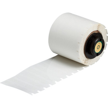 Picture of Brady Clear Polyester Thermal Transfer PTL-28-430 Die-Cut Thermal Transfer Printer Label Roll (Main product image)