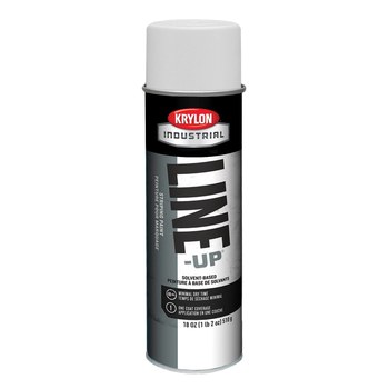 Krylon Industrial Line-Up 83008 Highway White Semi-Gloss Paint - 20 oz  Aerosol Can - 18 oz Net Weight - 08300