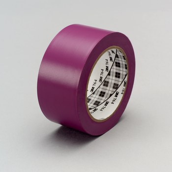 3M 764 Purple Marking Tape - 49 in Width x 36 yd Length - 5 mil Thick - 62754