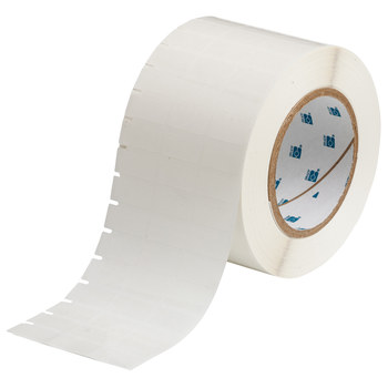 Picture of Brady Clear Polyester Thermal Transfer THT-39-430-10 Die-Cut Thermal Transfer Printer Label Roll (Main product image)