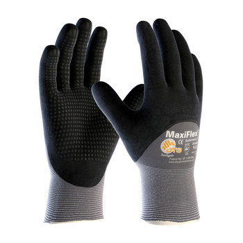 Picture of PIP MaxiFlex Endurance 34-845 Black/Gray 2X-Small Nylon Work Gloves (Main product image)