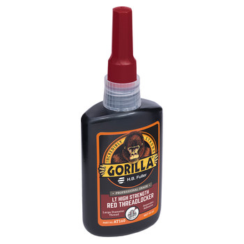 GorillaPro AT160 Threadlocker Red Liquid 50 ml Bottle - GorillaPro 10008079