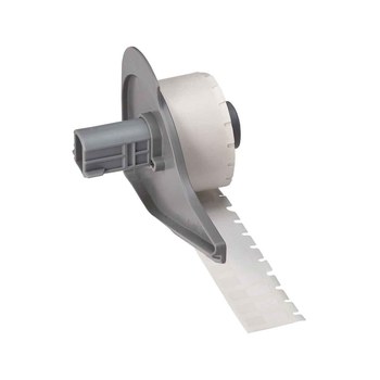 Picture of Brady M710 White, Clear Vinyl Thermal Transfer M7-10-427 Self-Laminating Wire & Cable Labels (Main product image)
