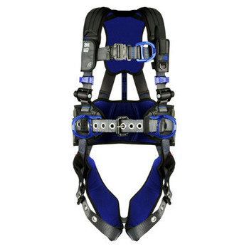 Picture of DBI-SALA ExoFit X300 1403095 Gray Large Construction-Style Back, Hip, Leg Padding Body Harness (Main product image)