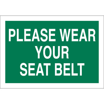 Picture of Brady B-120 Fiberglass Reinforced Polyester Rectangle White English Stop Signs, Traffic Control Signs & Banners Sign part number 76087 (Main product image)