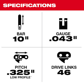 Milwaukee Telescoping Pole Saw Chain 49-16-2759