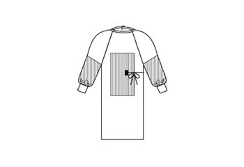 Kimberly-Clark Blue XL Examination Gown - Fabric-Reinforced - 78921 [PRICE is per EACH]