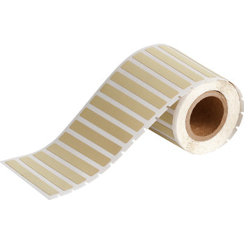 Picture of Brady Orange Polyimide Thermal Transfer CL-0431-652 Die-Cut Thermal Transfer Printer Label Roll (Main product image)