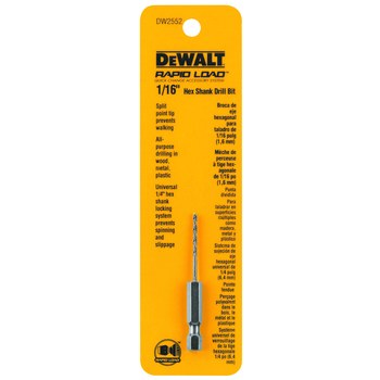Picture of Dewalt 1/16 In Drill Bit DW2552 (Main product image)