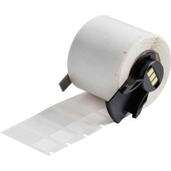 Picture of Brady M610 White, Clear Vinyl Thermal Transfer M6-29-417 Self-Laminating Wire & Cable Labels (Main product image)