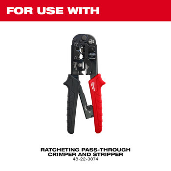 Milwaukee 48-22-3087 Ratcheting Pass-Through Crimper & Stripper Replacement Blades - 0.63 in - 85146