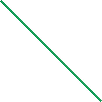 Green Paper Twist Ties - 0.1875 in x 10 in - 6791